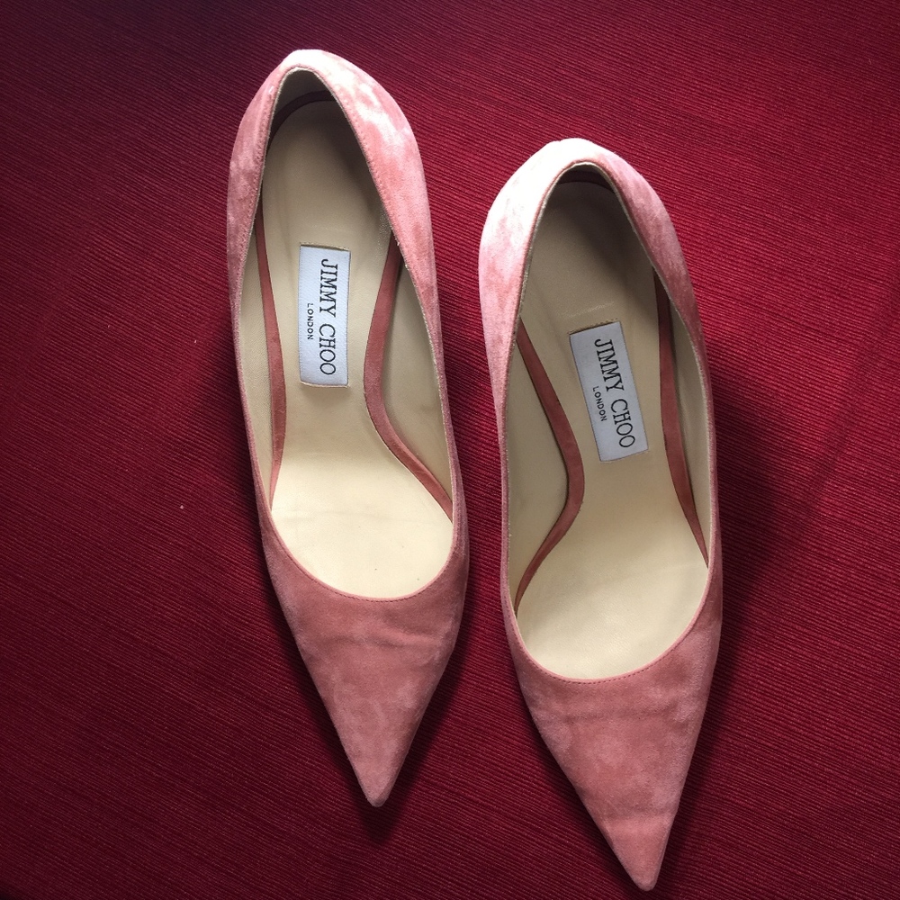 Love 100 Suede Pumps by Jimmy Choo